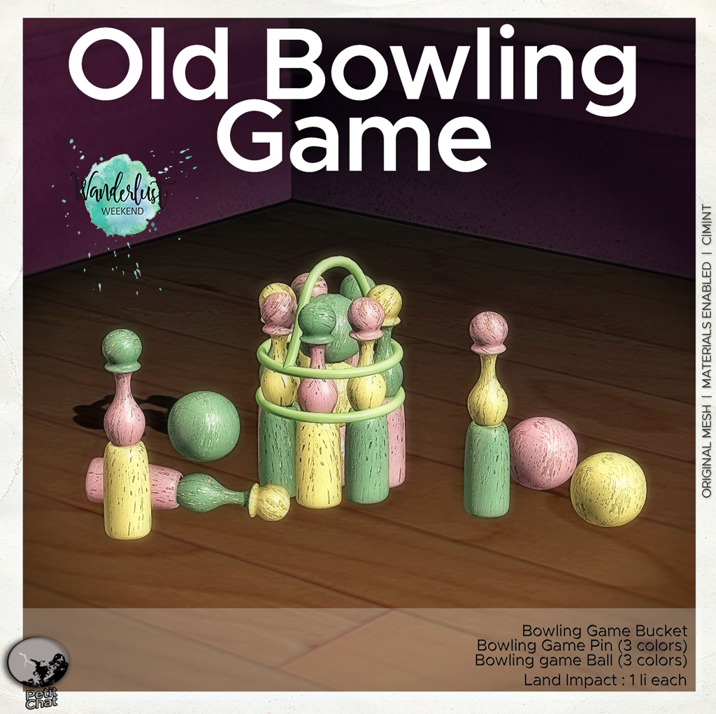 Petit Chat– Old Bowling Game & Croquet Set