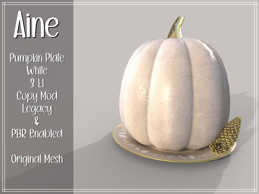 Aine – Pumpkin Plate