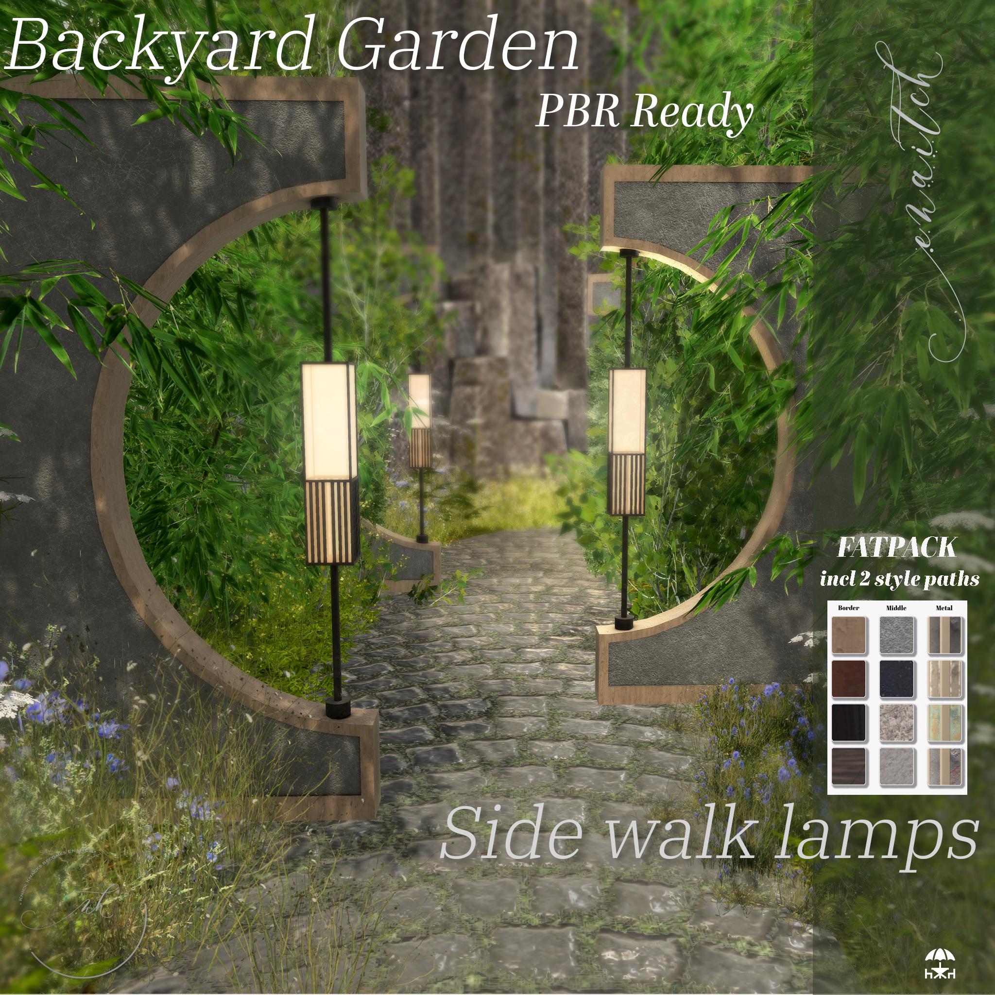 Enaitch – Backyard Garden Sidewalk Lamps