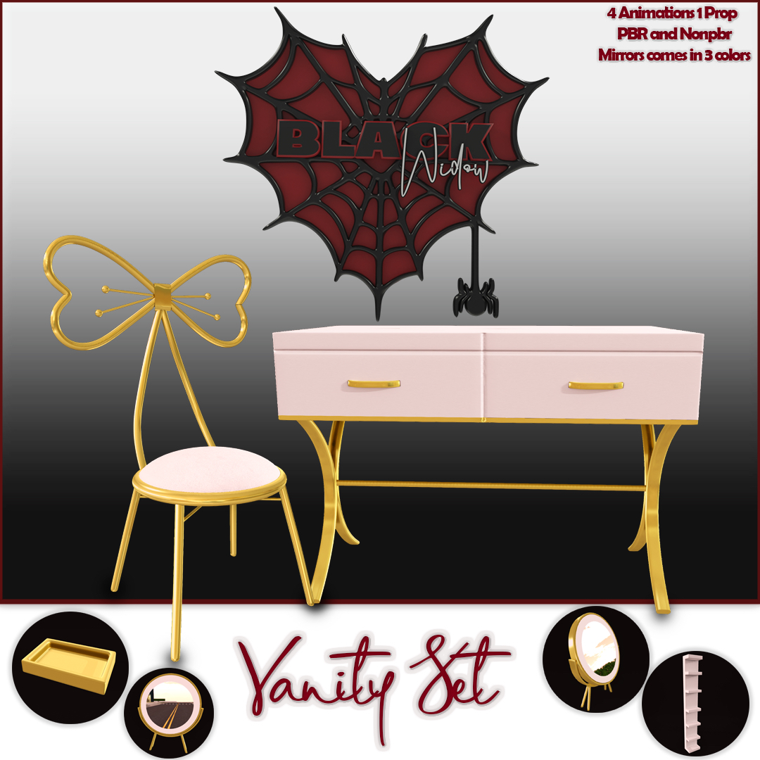 Black Widow – Vanity Set