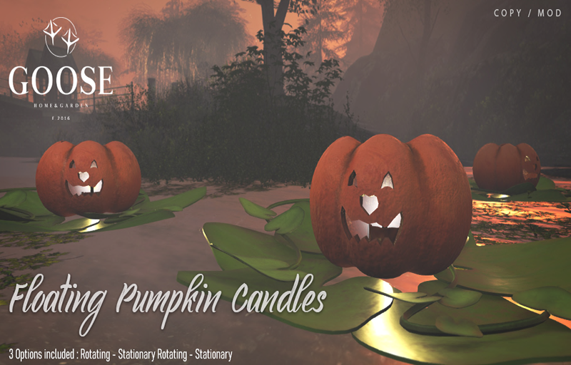 GOOSE – Floating Pumpkin Candles