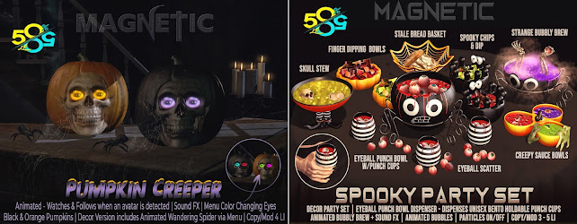 Magnetic – Pumpkin Creeper &  Party Set