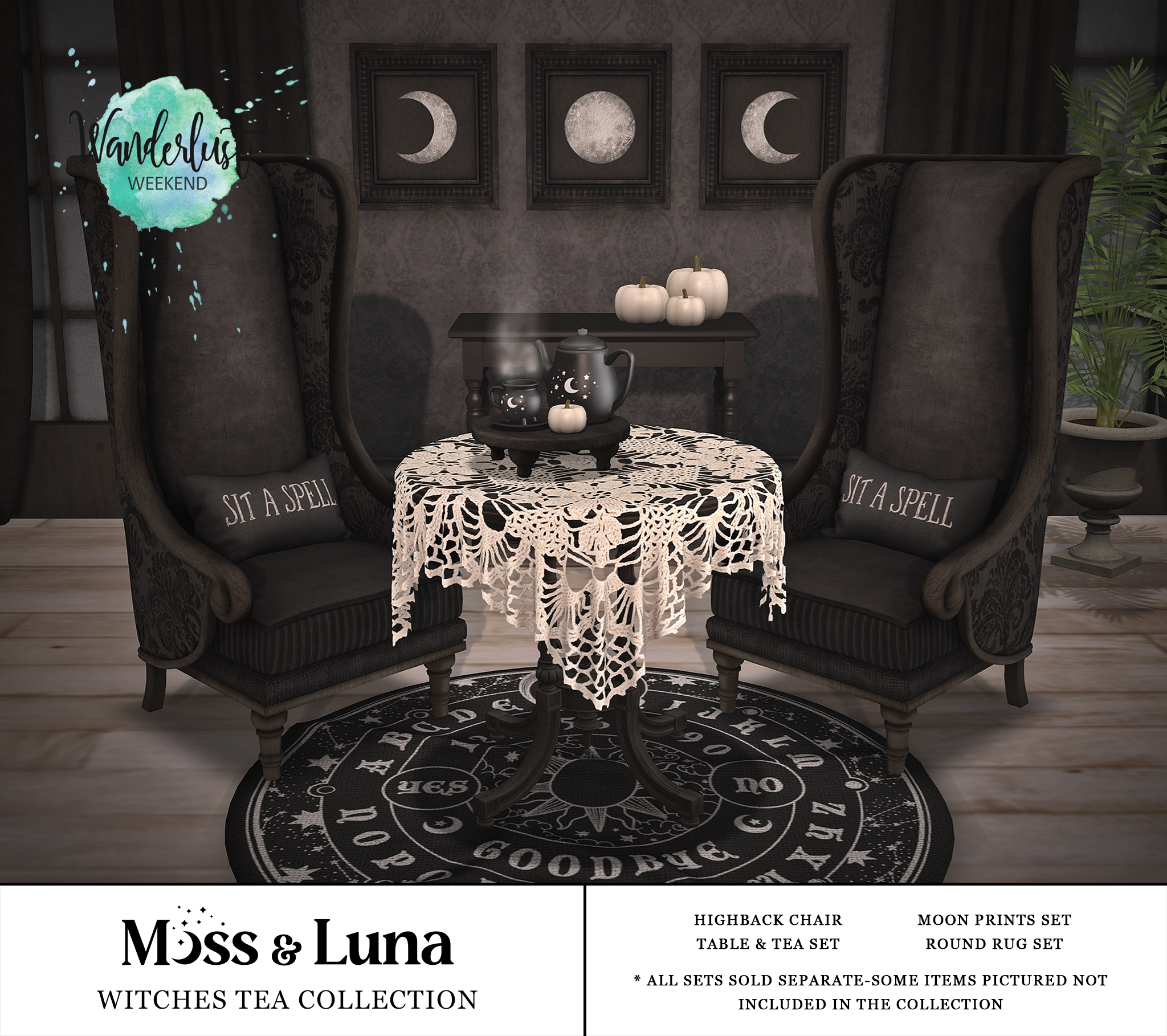 Moss & Luna – Witches Tea Set