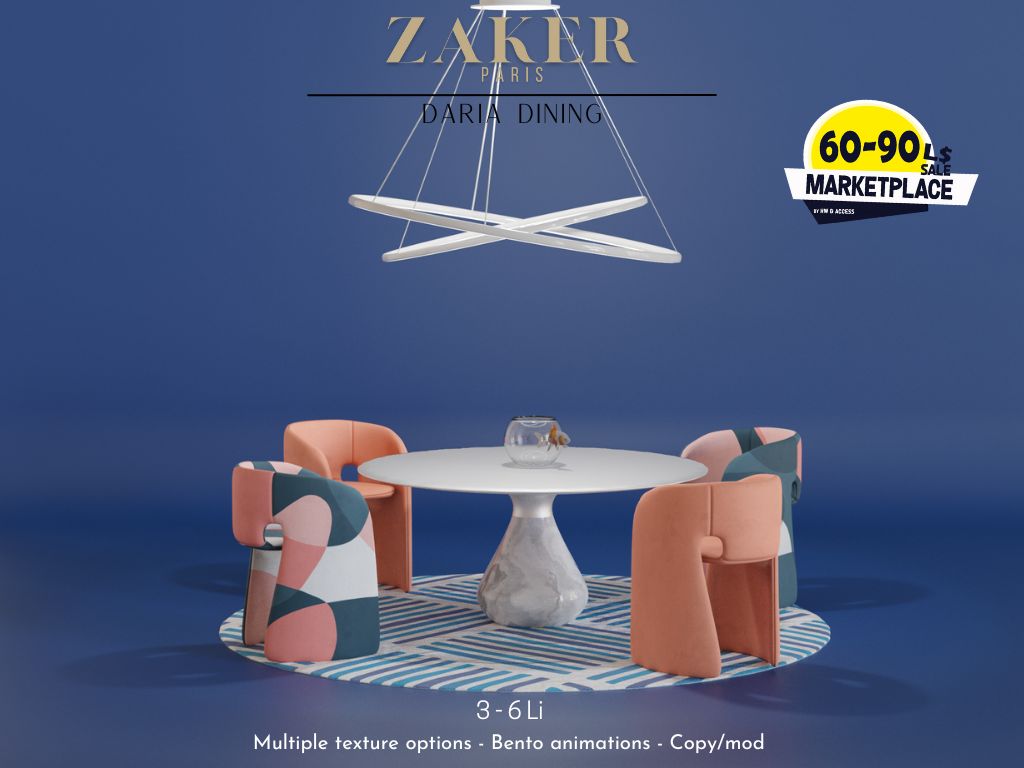 Zaker – Daria Dining Set