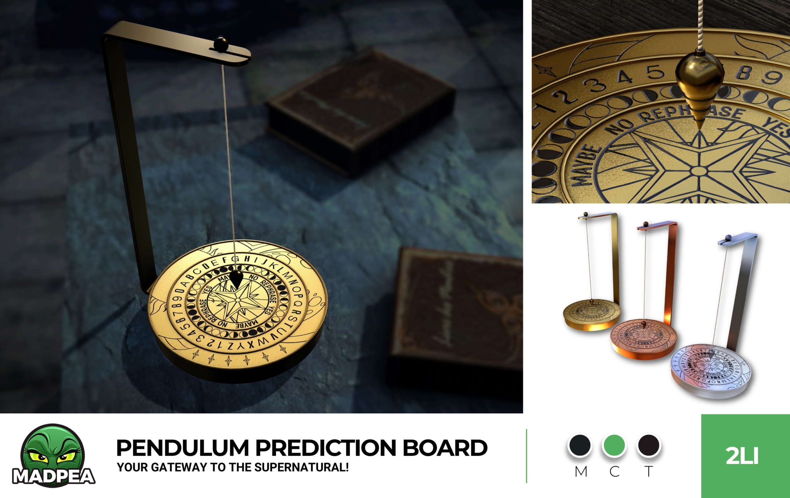 MadPea – Pendulum Prediction Board