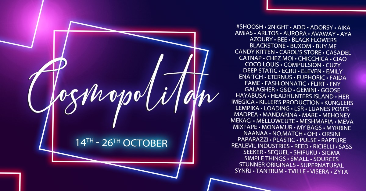 Press Release – Cosmopolitan – October 14