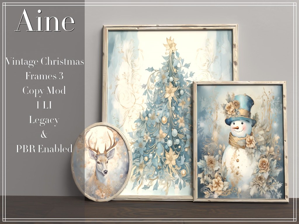 Aine – Vintage Christmas Frames