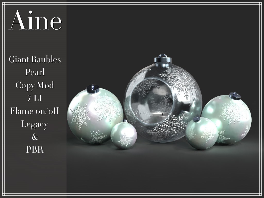 Aine – Giant Baubles