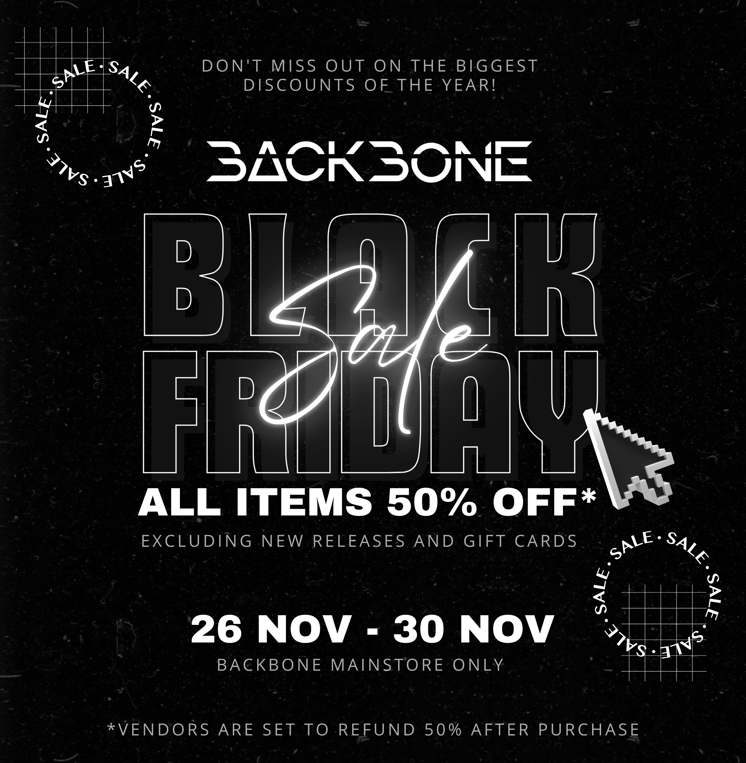 BackBone – Black Friday Sale