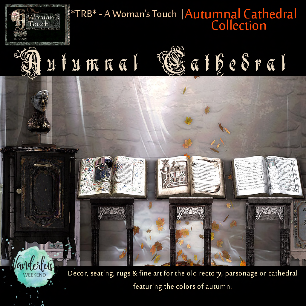 TRB – A Woman’s Touch – Autumnal Cathedral Collection