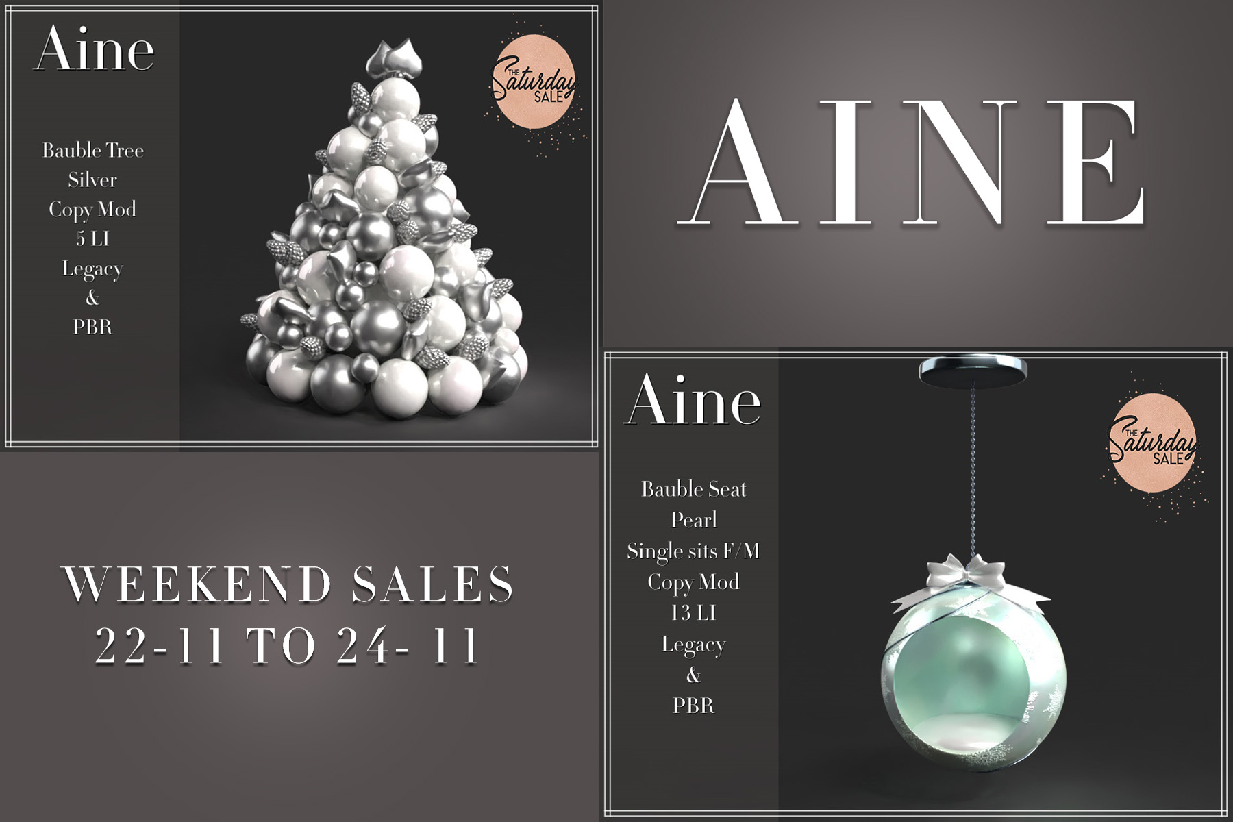 Aine – Bauble Tree & Seat