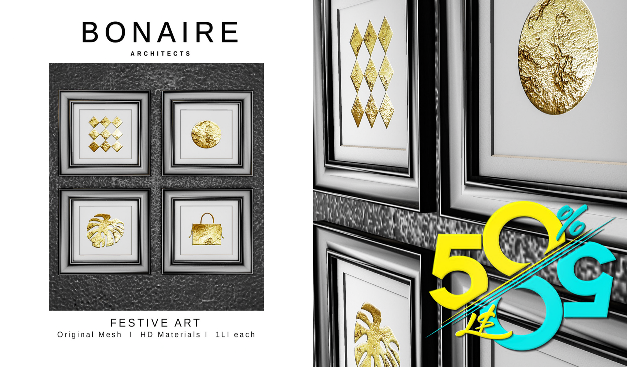 Bonaire Architects – Festive Art – FIFTY FIFTY