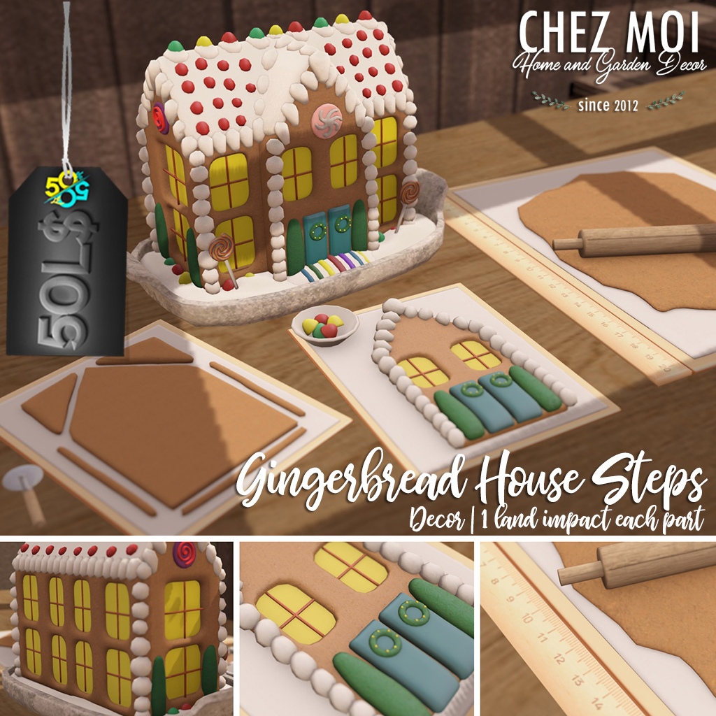 Chez Moi – Gingerbread House Steps – FIFTY FIFTY