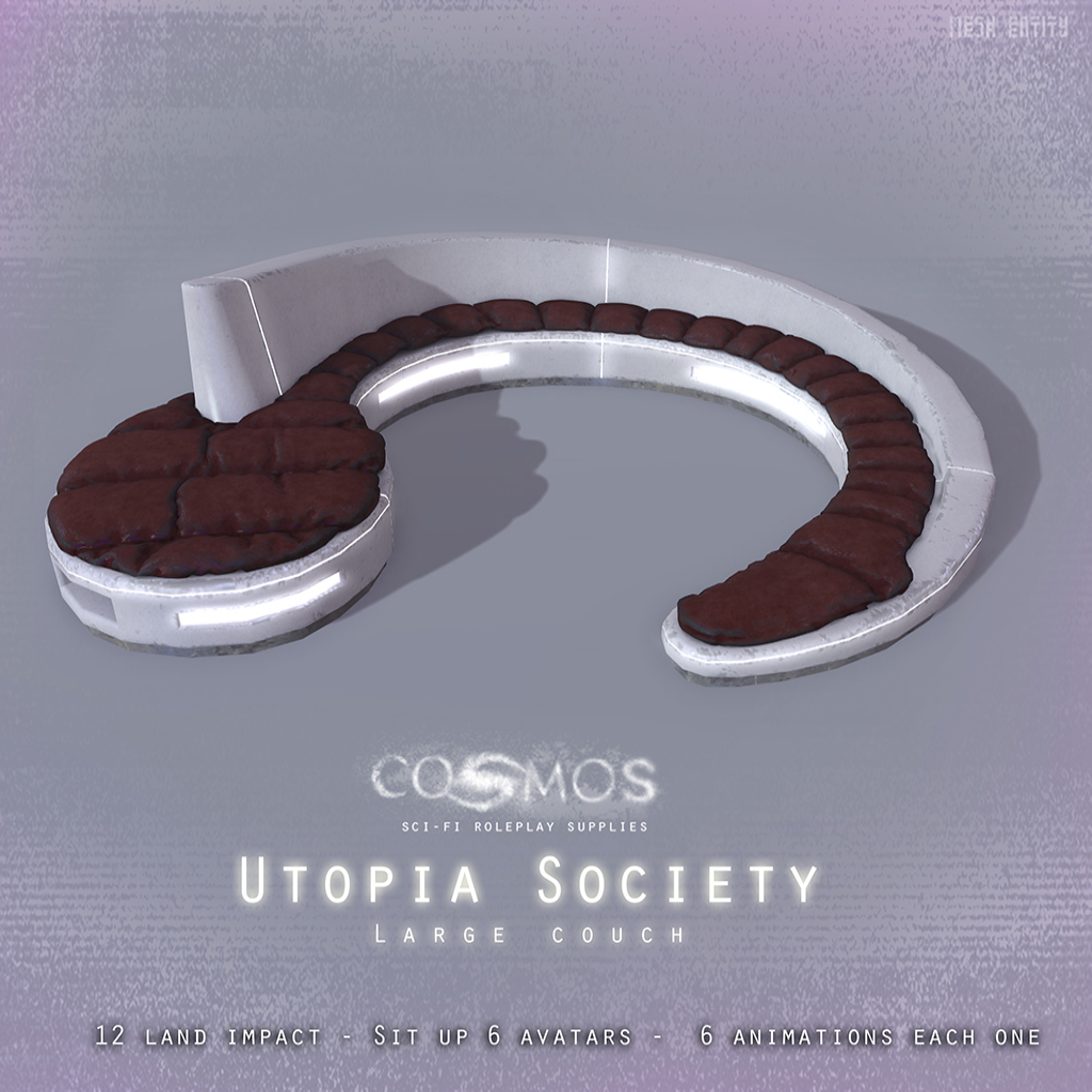 Mesh Entity – Cosmos Utopia Society Large Couch