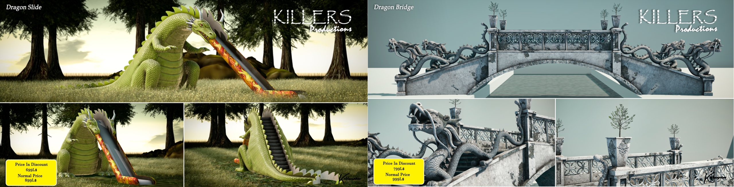 Killers Productions –  Dragon Slide & Dragon Bridge