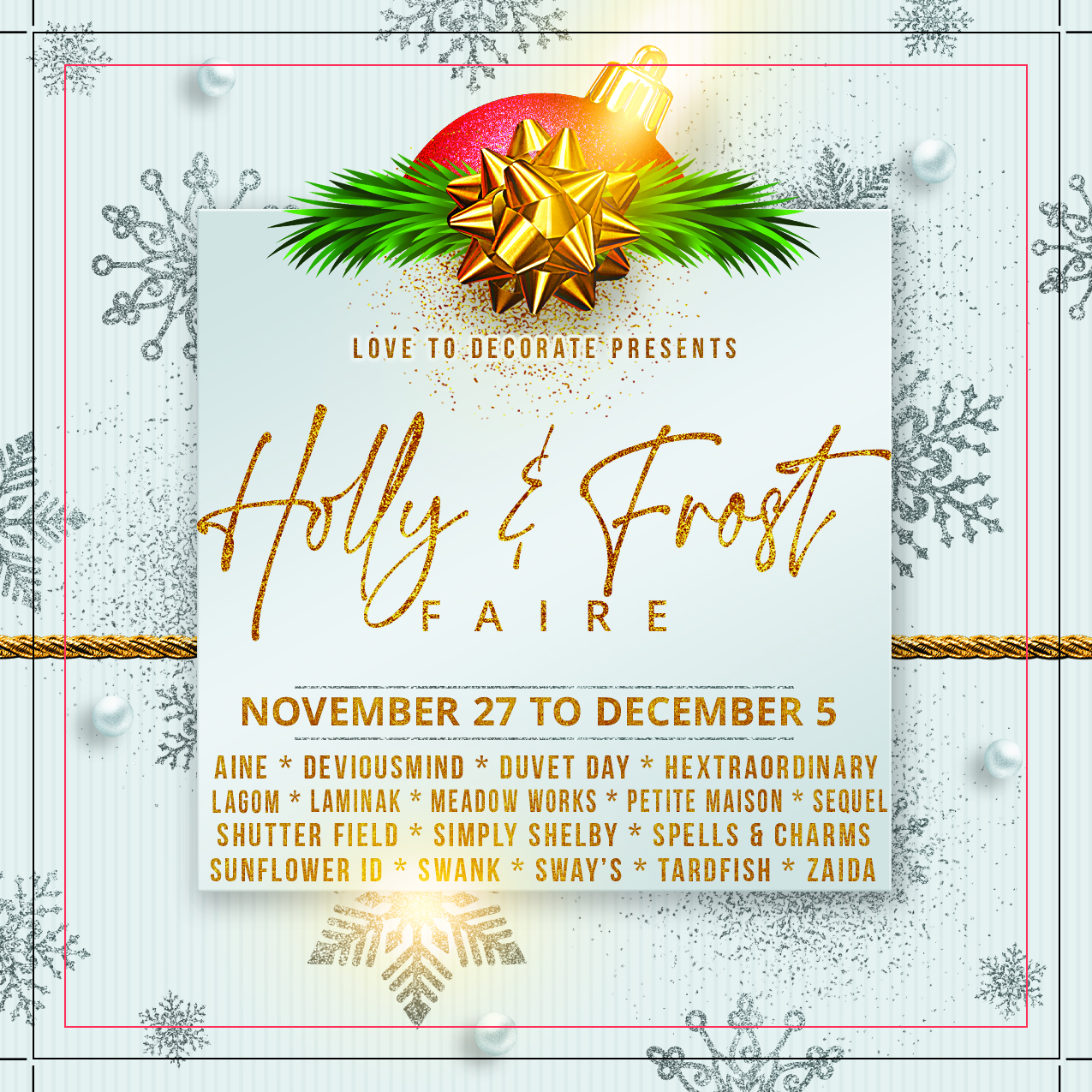 Love to Decorate: Holly & Frost Faire