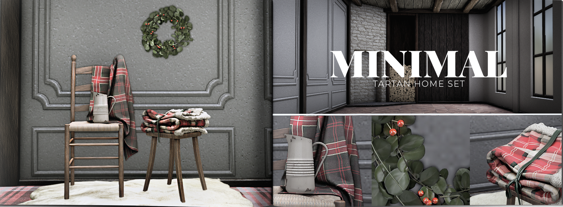 Minimal – Tartan Home Set