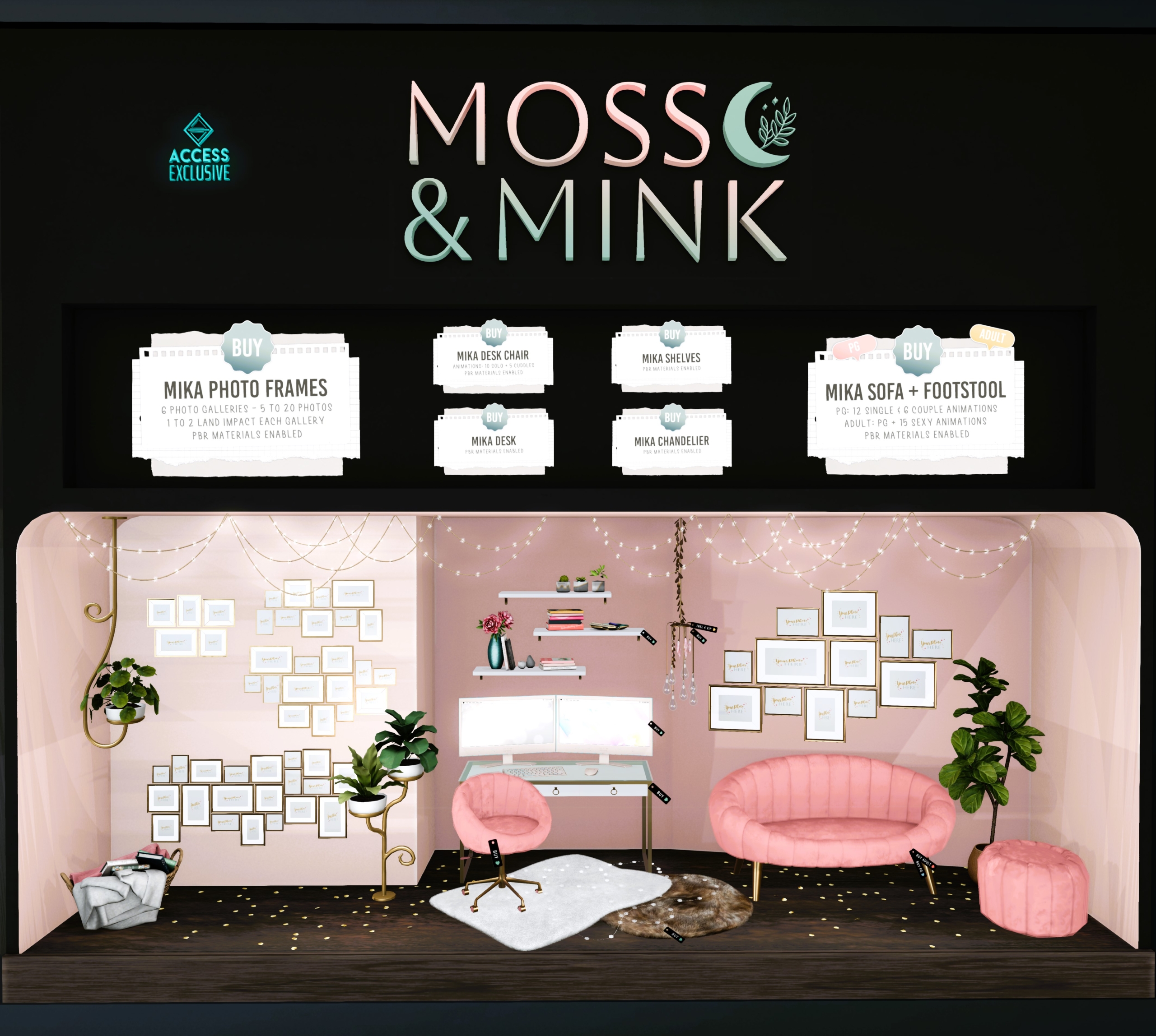 Moss & Mink – Mika Set