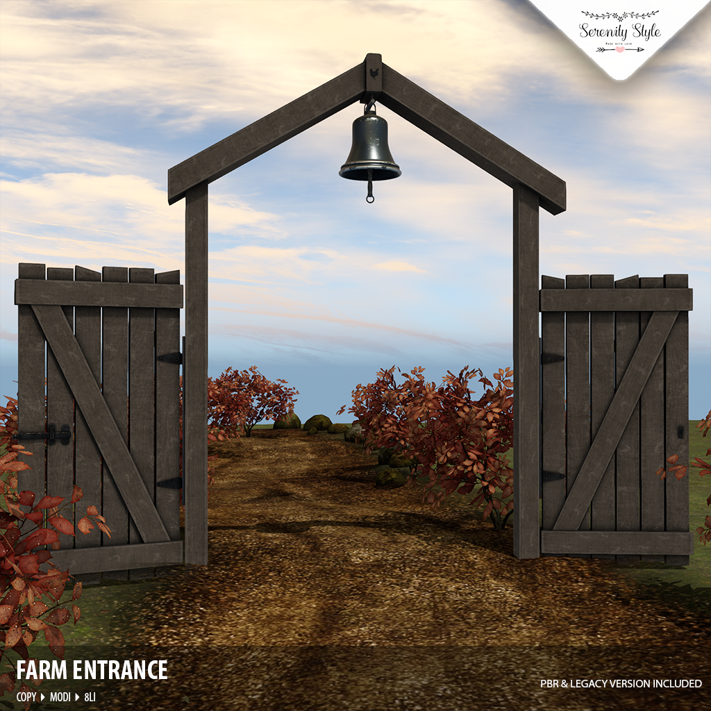 Serenity Style –  Farm Entrance