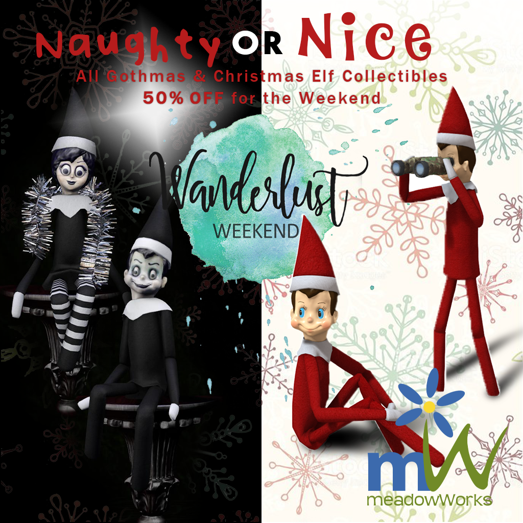 meadowWorks – Naughty or Nice Elf Collectibles