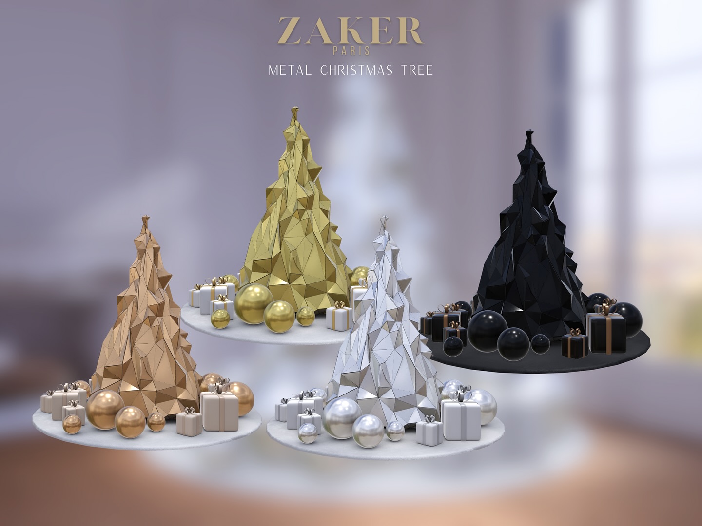 Zaker – Metal Christmas Trees