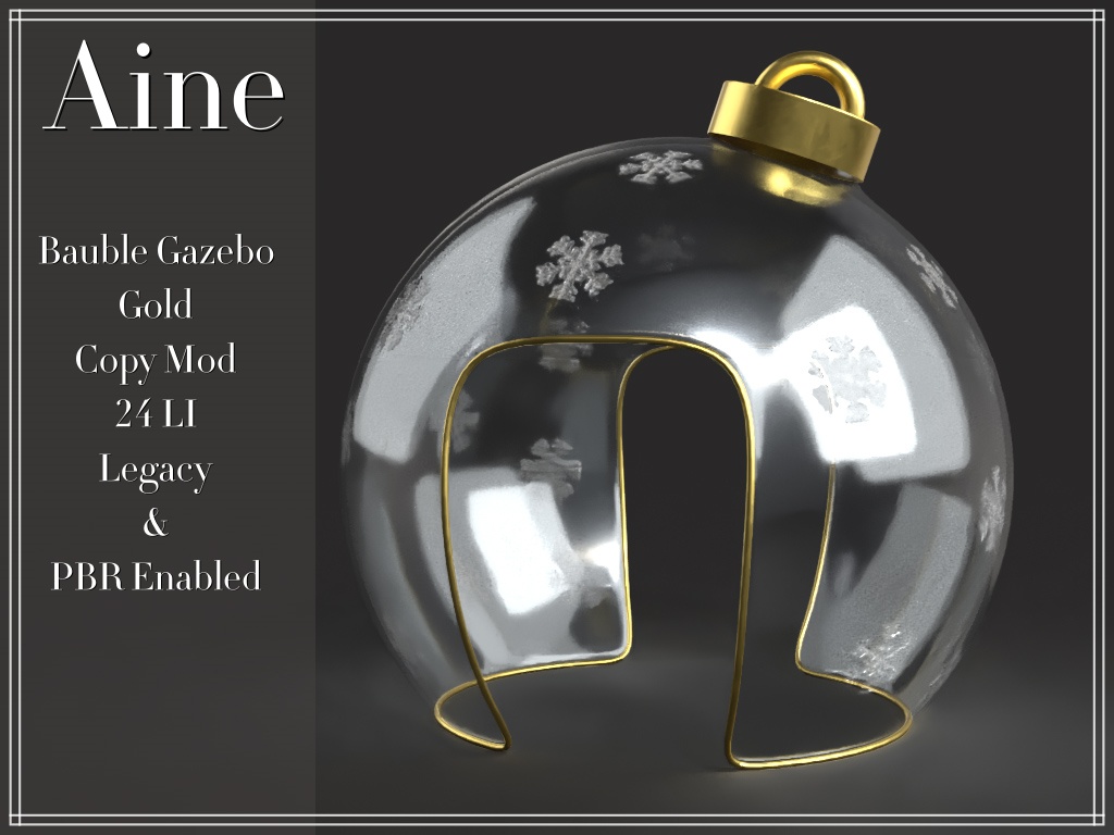 Aine – Bauble Gazebo & Door Garland