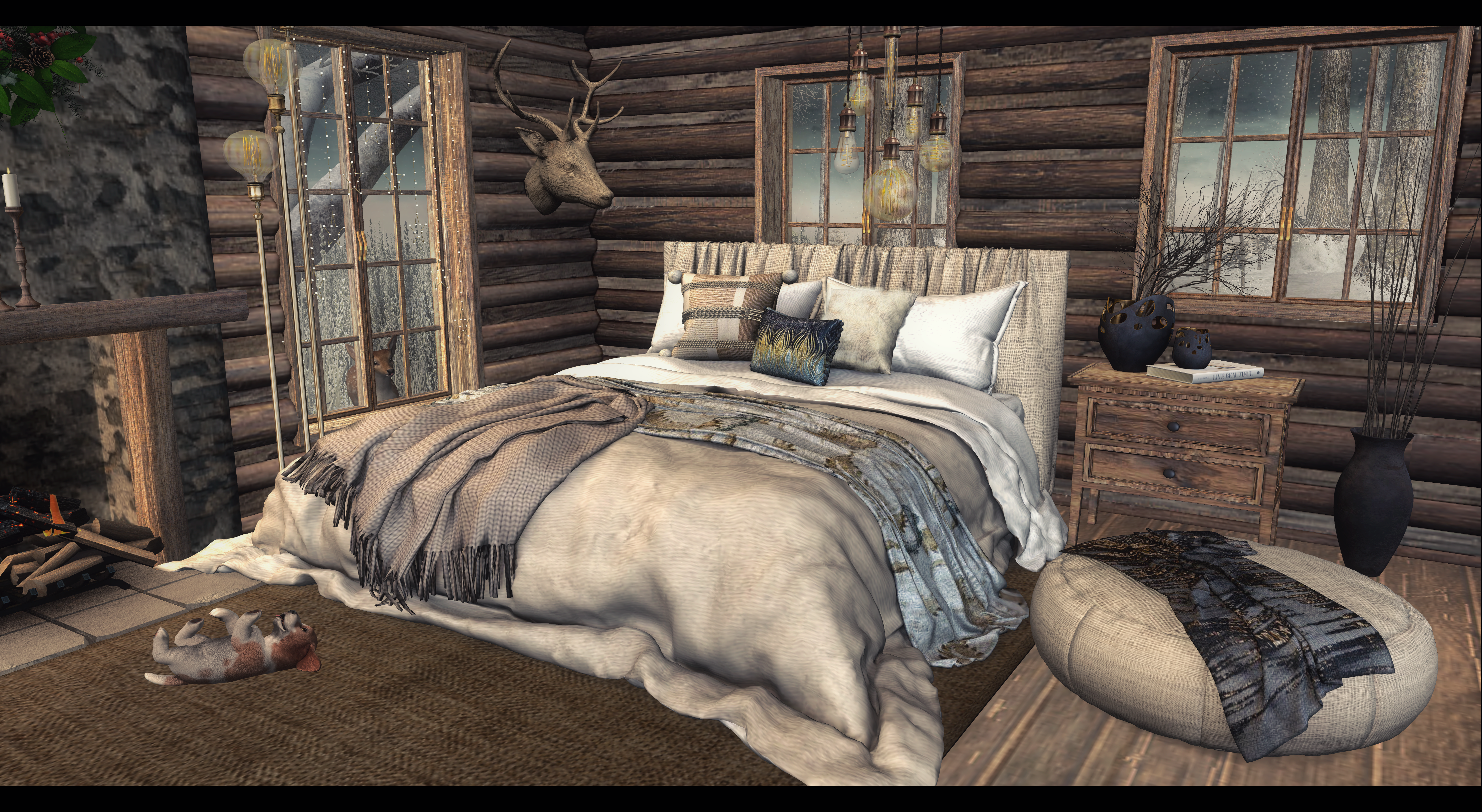 Winter Bedroom – Dama Magic