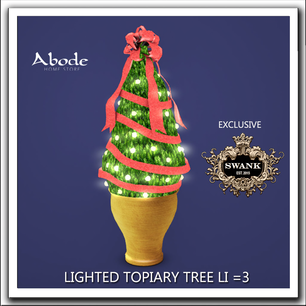 Abode – Lighted Topiary Tree