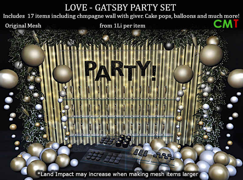 LOVE – Gatsby Party Set