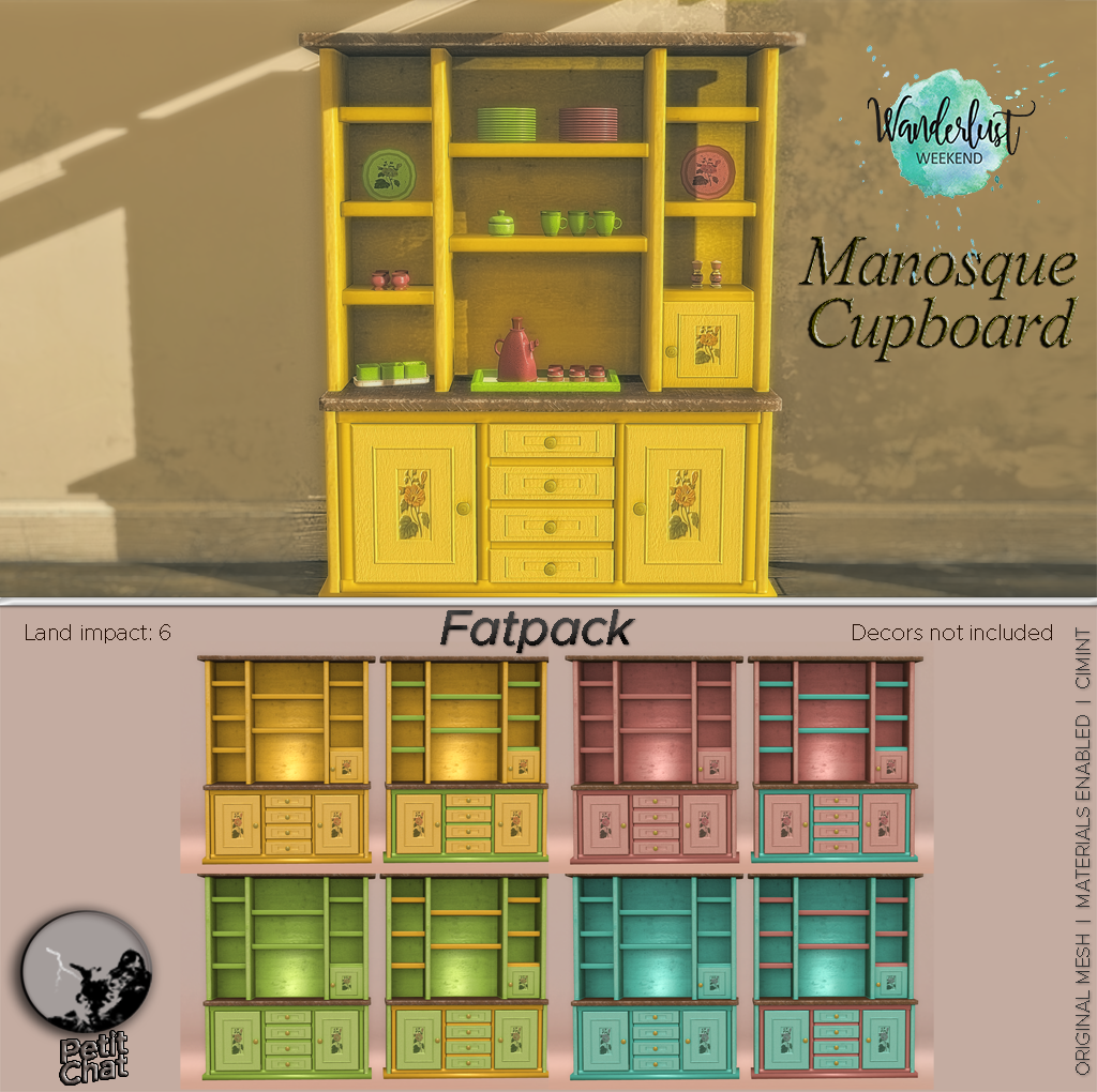 Petit Chat – Manosque Cupboard