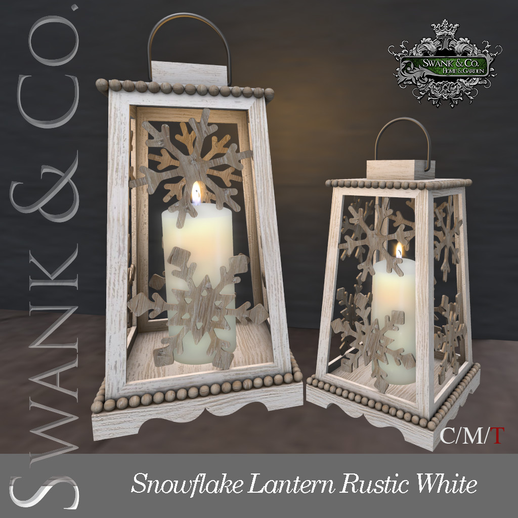 SWANK & Co. – Snowflake Lantern