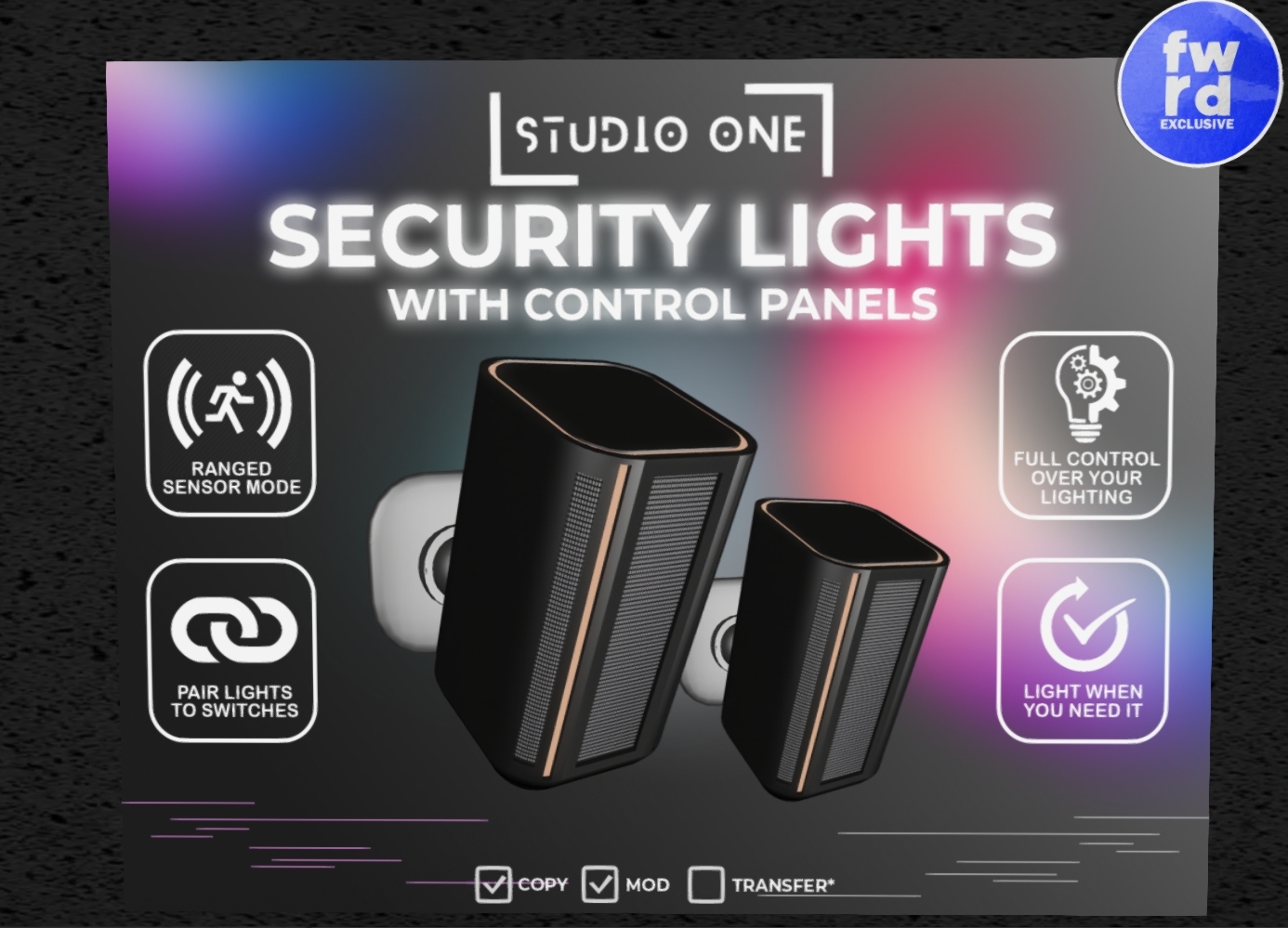 Studio One – Security Lights