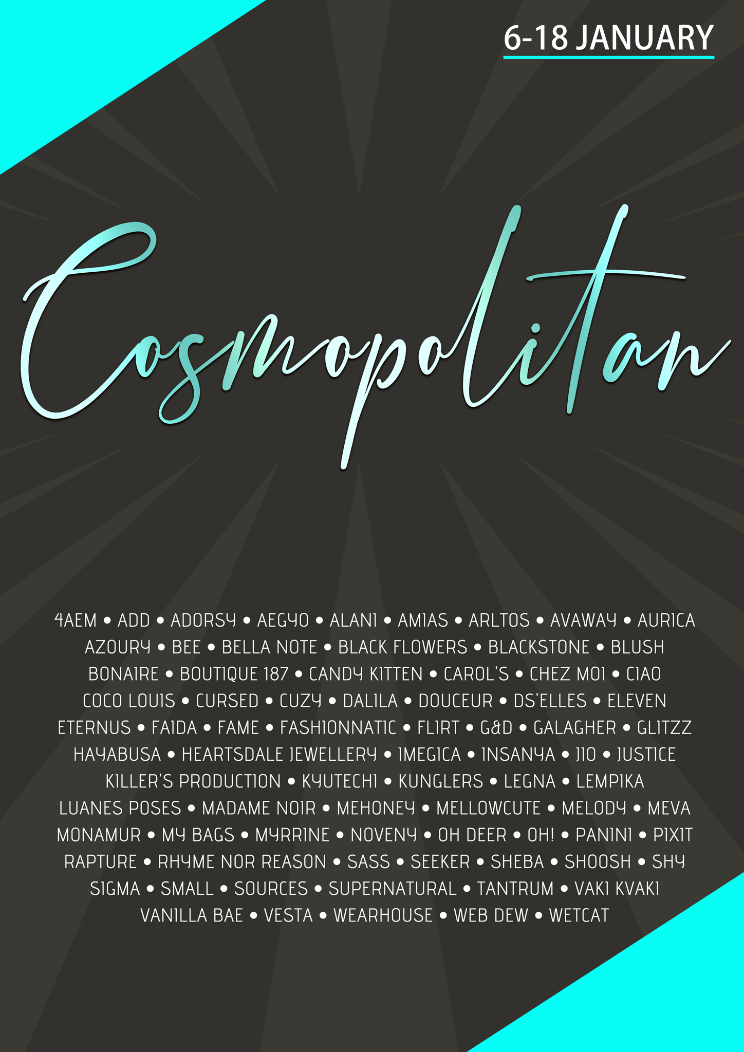 Press Release – Cosmopolitan – January 6