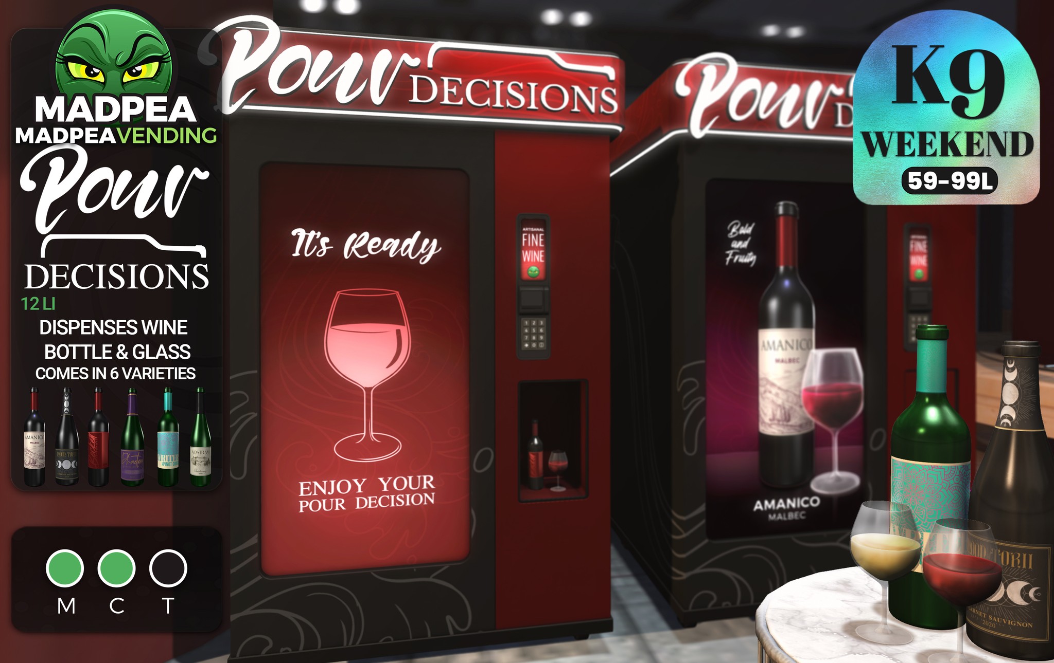 MadPea – Pour Decisions Wine Machine