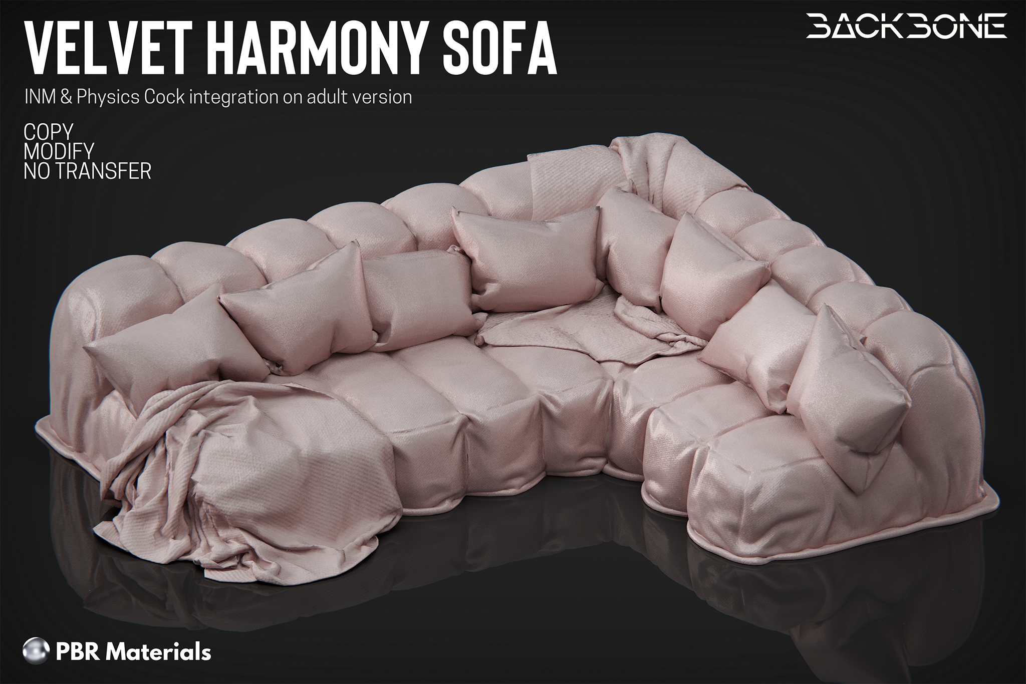 BackBone – Velvet Harmony Sofa