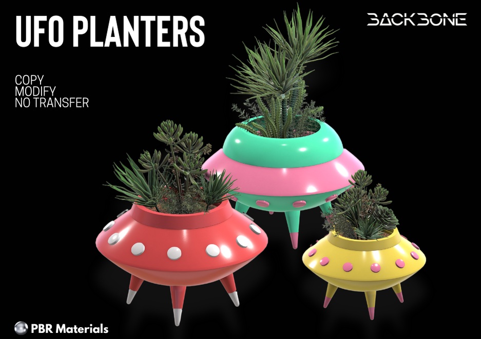 BackBone – Ufo Planters