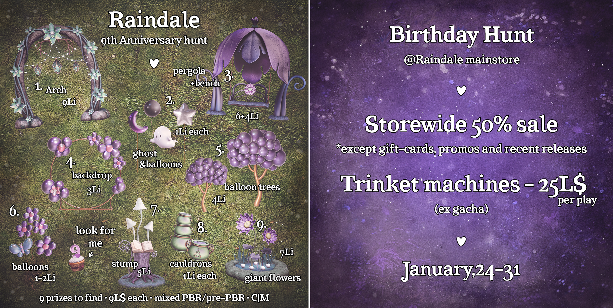 Raindale – 9th Anniversary!