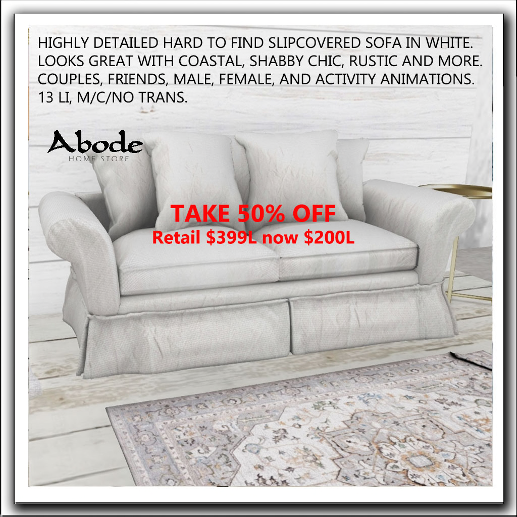 Abode – Estate Slipcovered Sofa