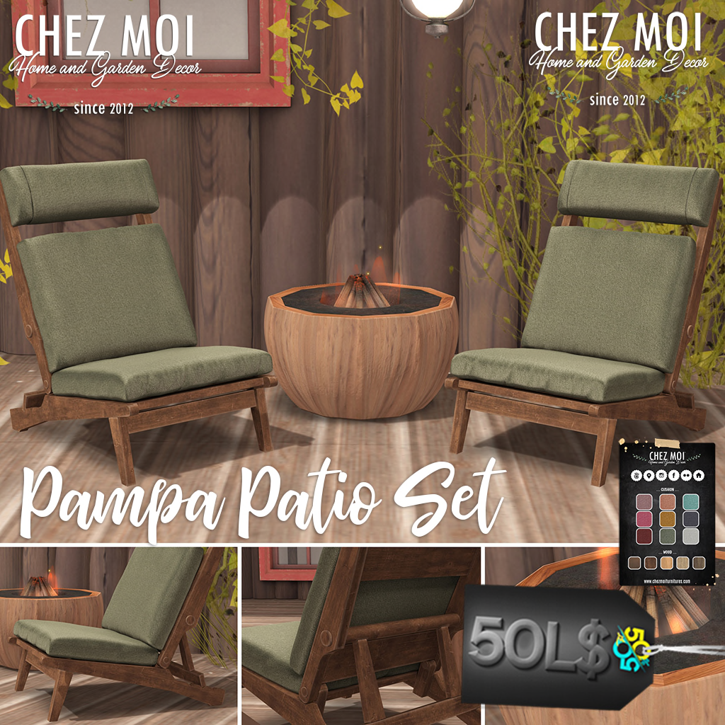 CHEZ MOI – Pampa Patio Set