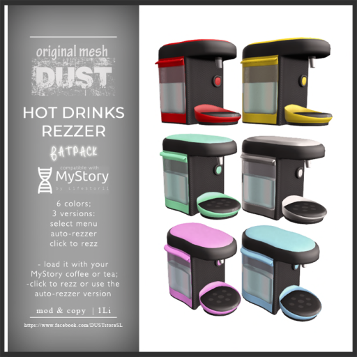 Dust – Hot Drinks – 25 % Off