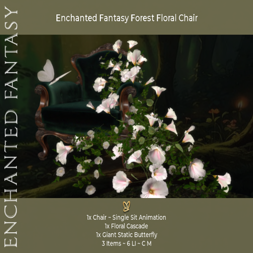 Enchanted Fantasy – Forest Floral Chair