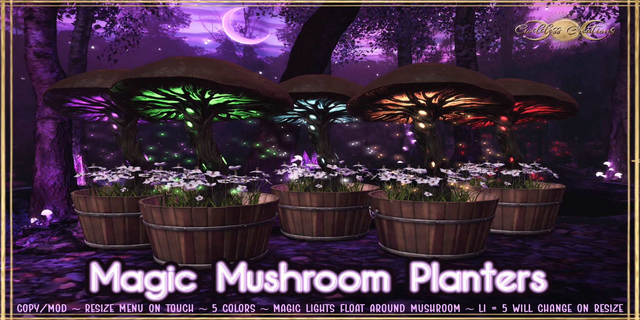 Goddess Creations – Magic Mushroom Planters