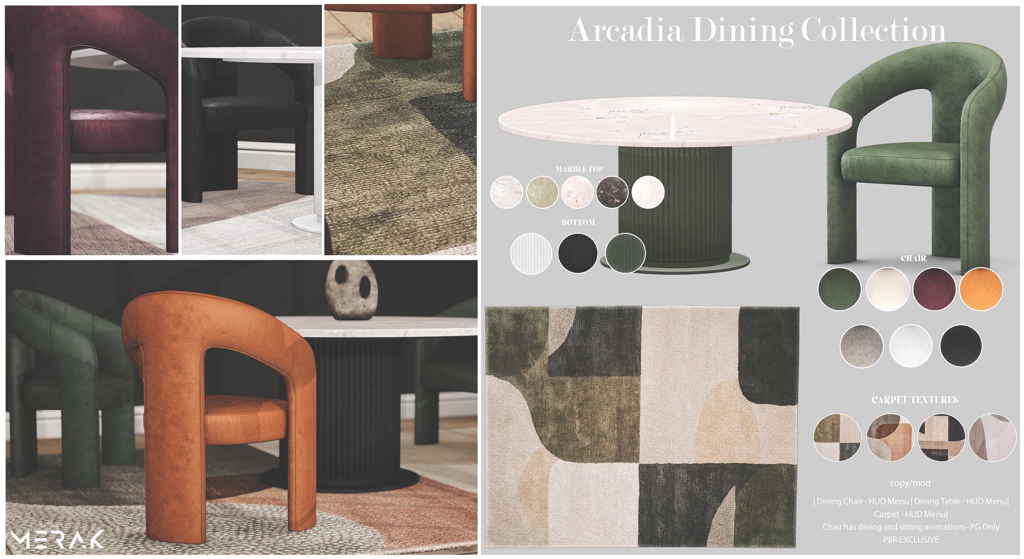 Merak – Arcadia Dining Collection