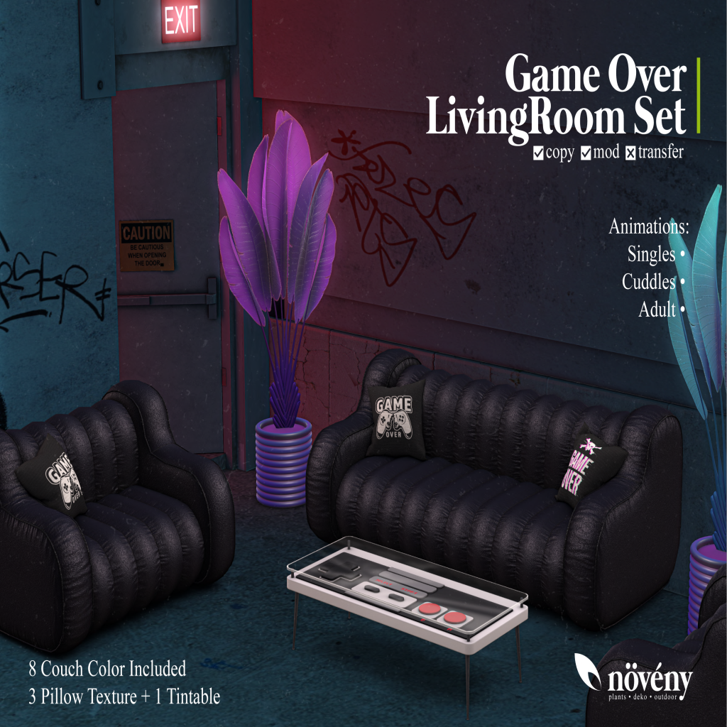 Noveny – Game Over Living Room