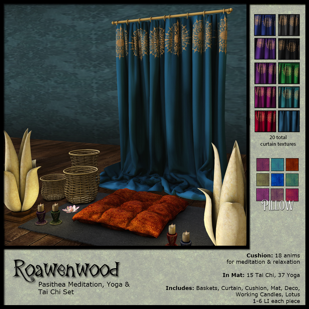 Roawenwood – Pasithea Meditation Yoga Set – 25% Off