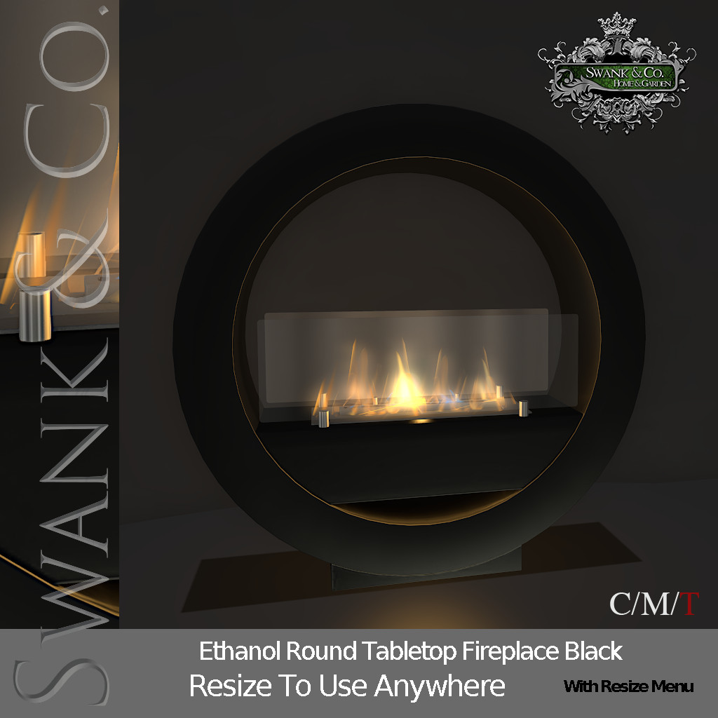 SWANK & Co. – Ethanol Round Tabletop Fireplace – 20% Off