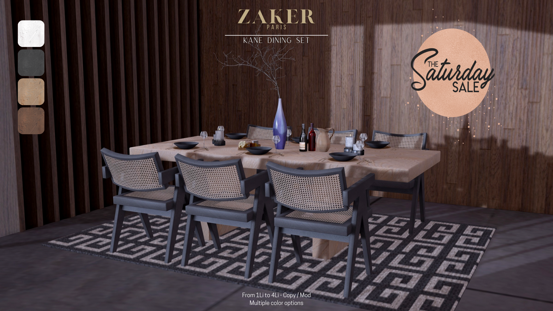 Zaker – Kane Dining Set