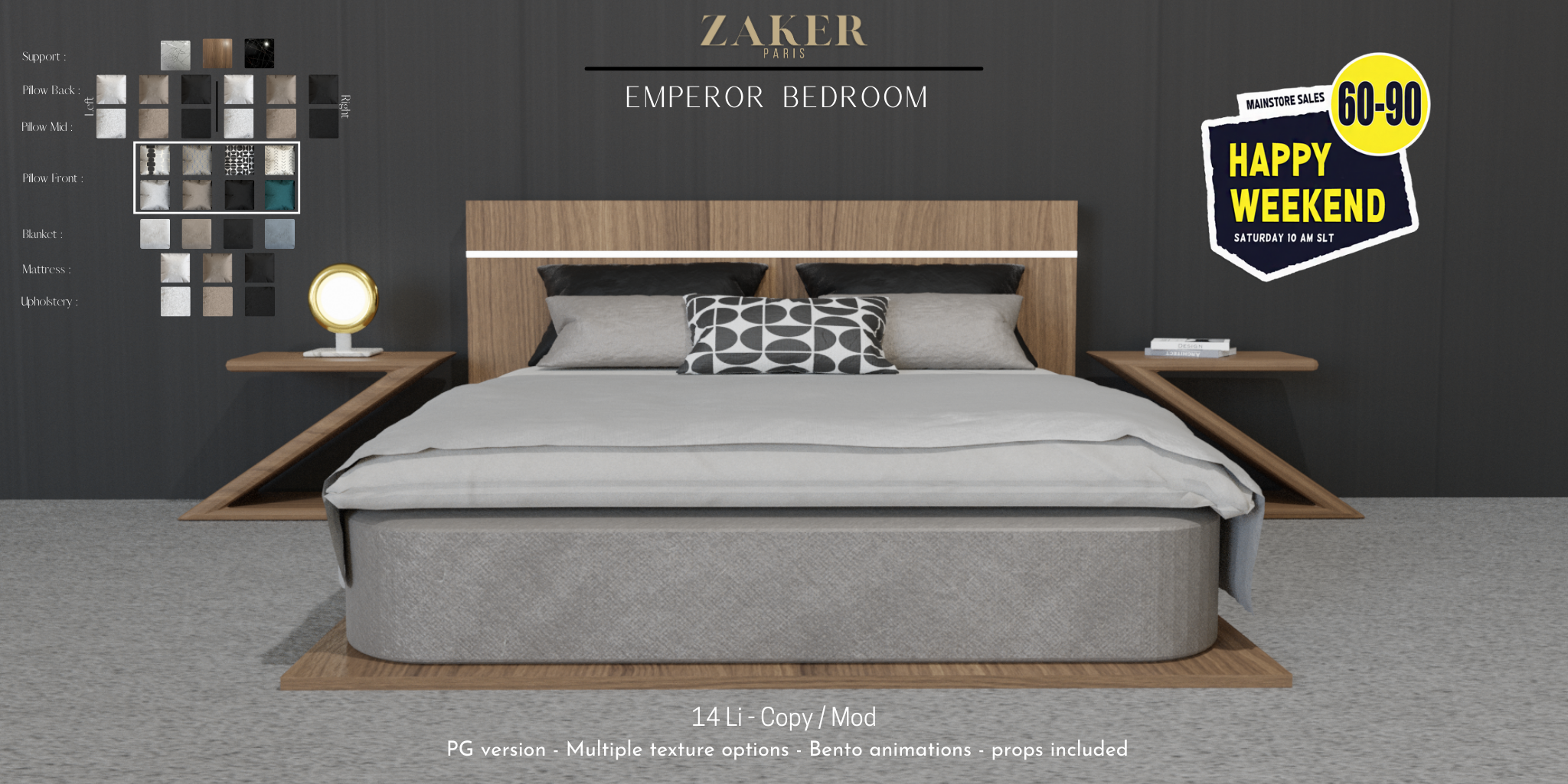 Zaker – Emperor Bedroom