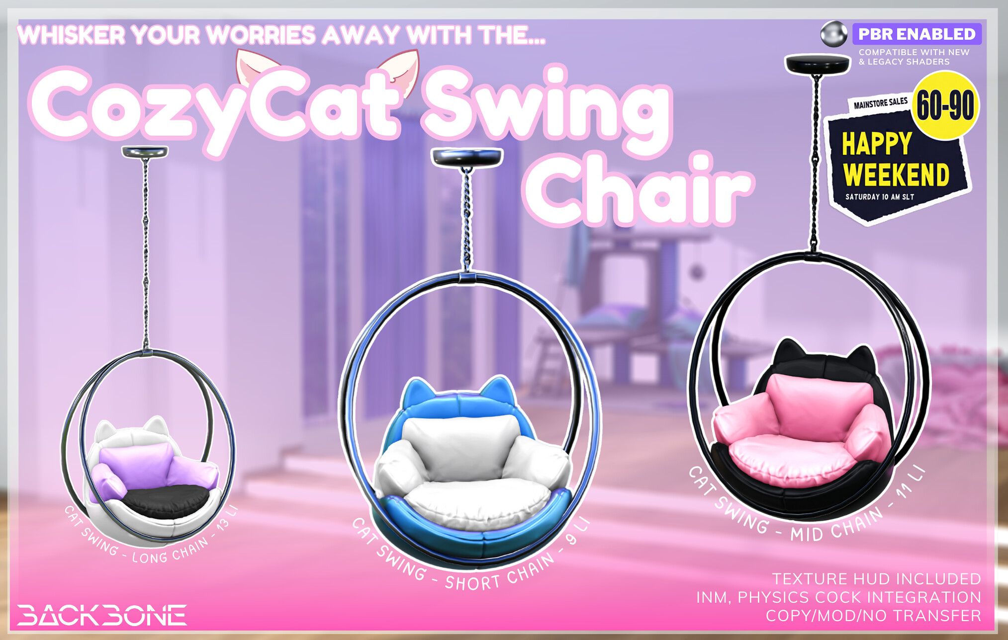 BackBone – Cozy Cat Swing Chair