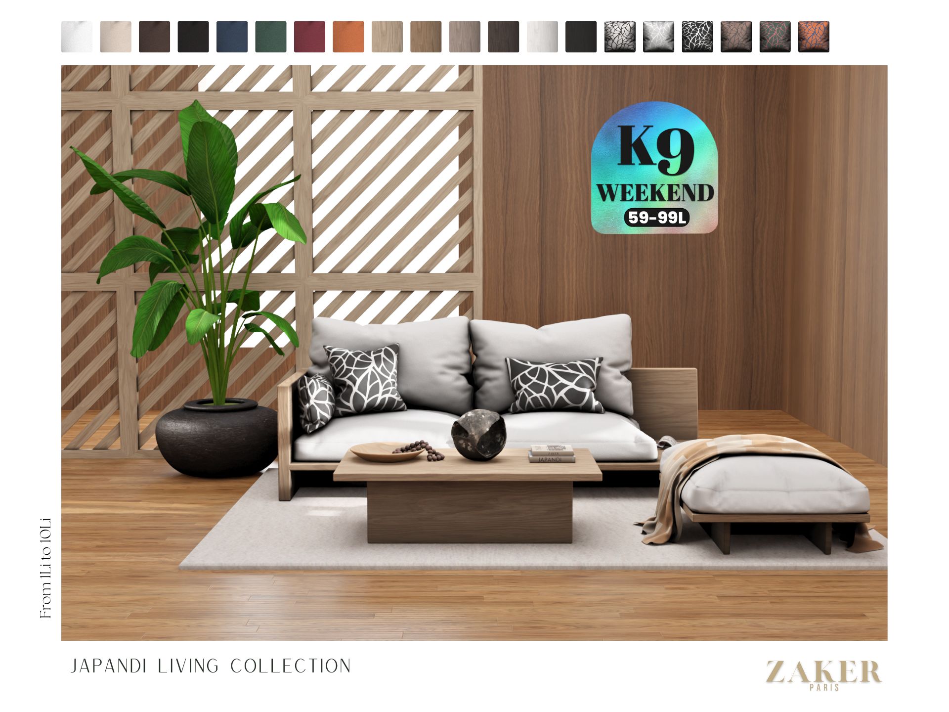 Zaker – Japandi Living Collection